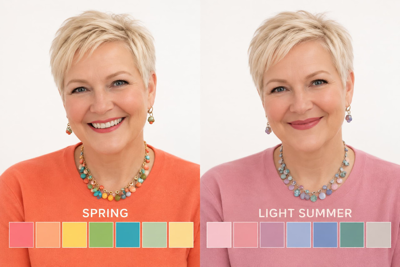 Personalized color analysis visual