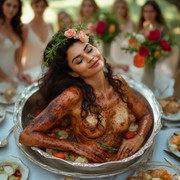 Garden wedding wom served Blackh 0 57