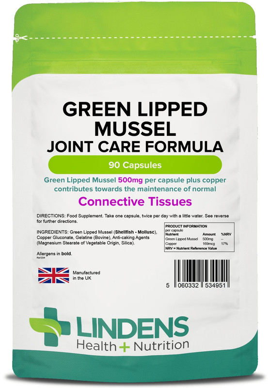 Green Lipped Mussel Extract 90 Capsules 500mg