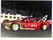 Jimmy Broderick Win Red Colorized