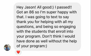 Student Testimonial