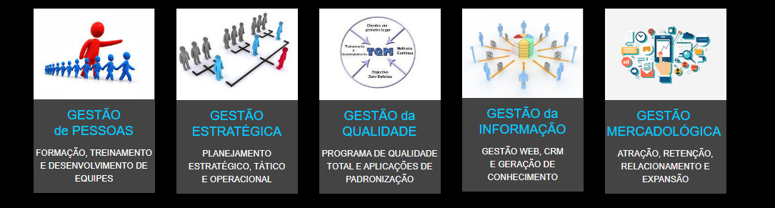 Five pillars of management.