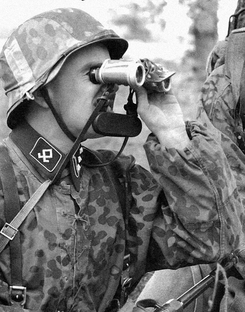 Soldado volksdeutsche balcánico de la 7ª División SS de Montaña Prinz Eugen