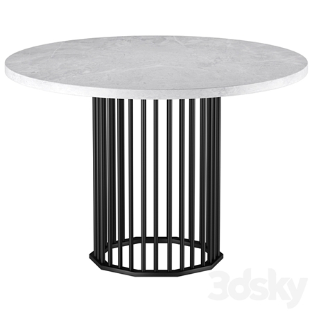 Kitchen table Winter-1 Marble White