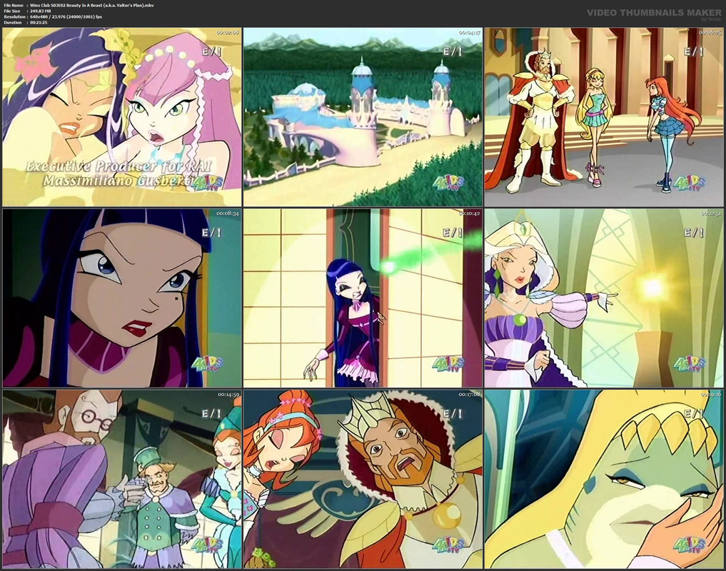 Winx Club S03E02 Beauty Is A Beast (a.k.a. Valtor's Plan).mkv