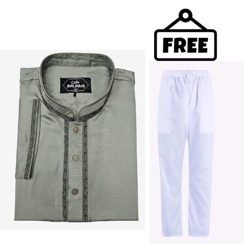 Soft Cotton Comfortable Embroidered Panjabi Free Payjama