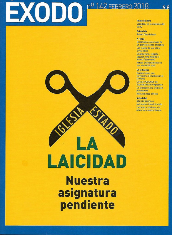 105 Para leer Exodo - La laicidad, nuestra asignatura pendiente. Revista Éxodo, nº 142, febrero 2018 (Audiolibro Voz Humana)