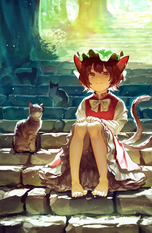 chen-touhou-drawn-by-motsuba-2b76109aeeb14da217661cb011fdcee5-1