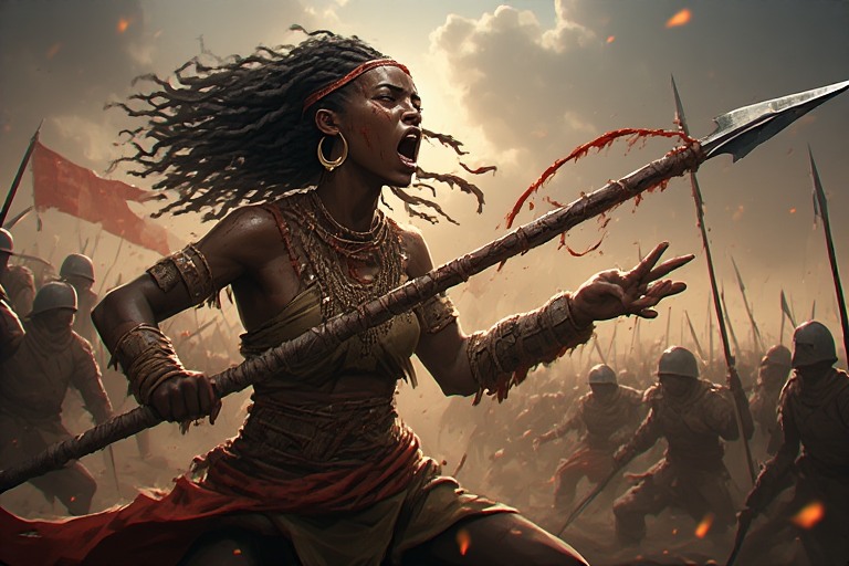 Africa-World-girl-warrior-hold-(22)