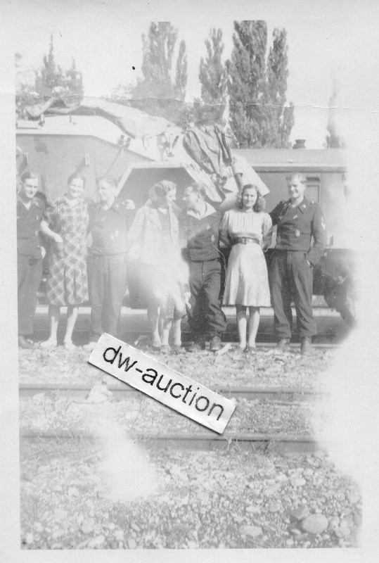 Panzer Aufkl. Abt. 23 , zerstörter Panzerspähwag