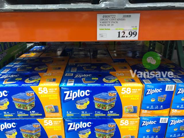 costco ziploc containers