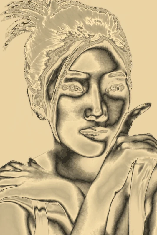 Hybride Filter Relief Statue Bronze Build with Filtered image v1 03