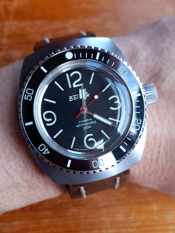 Vostok 090 sandwich dial mod. - Genuine Watches - RWG: Replica Watch Guide  Forum