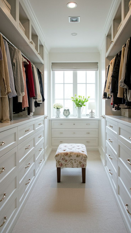 Classic walk-in closet, Carmel