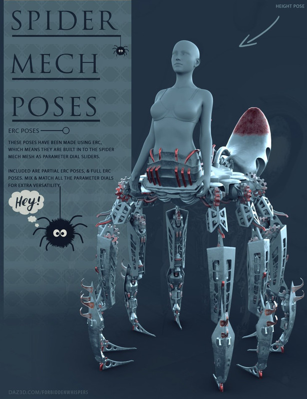 Itsy Bitsy Poses for the Spider Mech Itsy Bitsy Poses for the Spider Mech