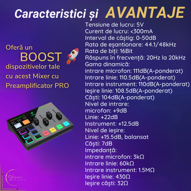 CARACTERISITICI SI AVANTAJE TX310 Mixer audio Tonor 1500x1500 2