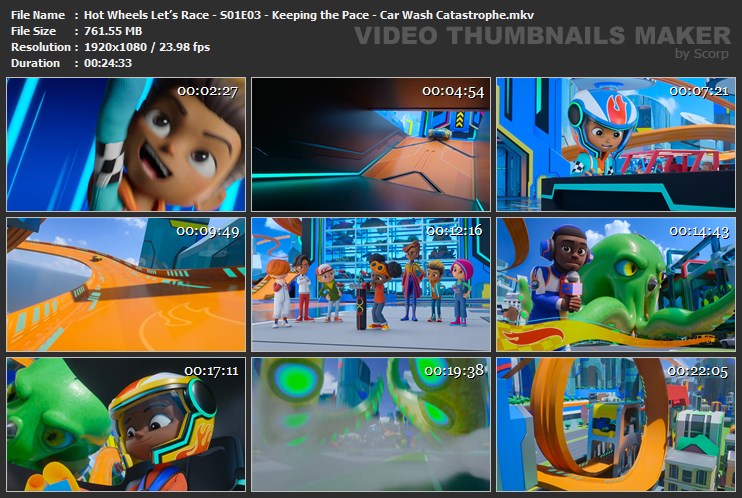 Hot Wheels Let’s Race - S01E03 - Keeping the Pace - Car Wash Catastrophe.mkv