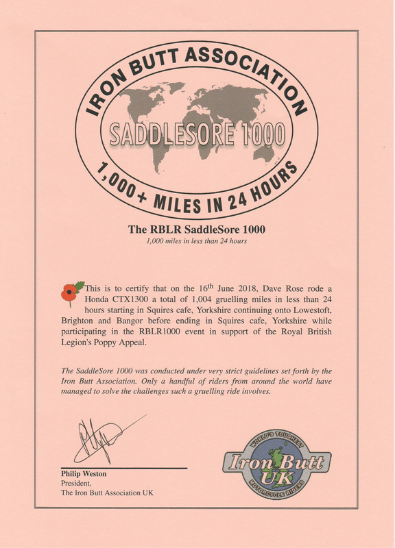 18 June 2018 - RBLR1000 certificate