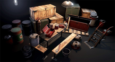 Unreal Engine Marketplace - Retro Industrial Props (4.17 - 4.27, 5.0) Unreal Engine Marketplace - Retro Industrial Props (4.17 - 4.27, 5.0)