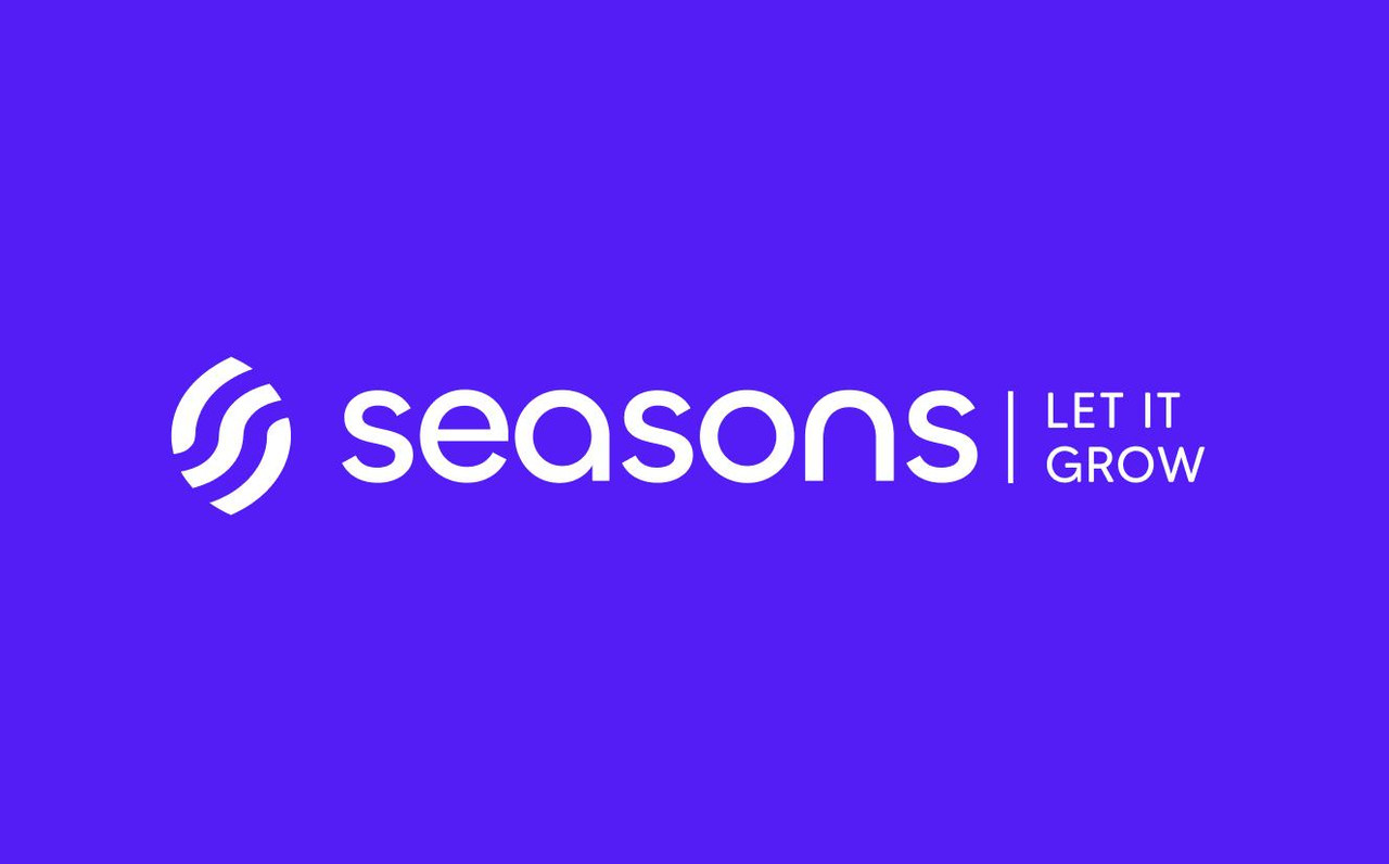 Seasons v2 Logo with Tagline "Let It Grow"