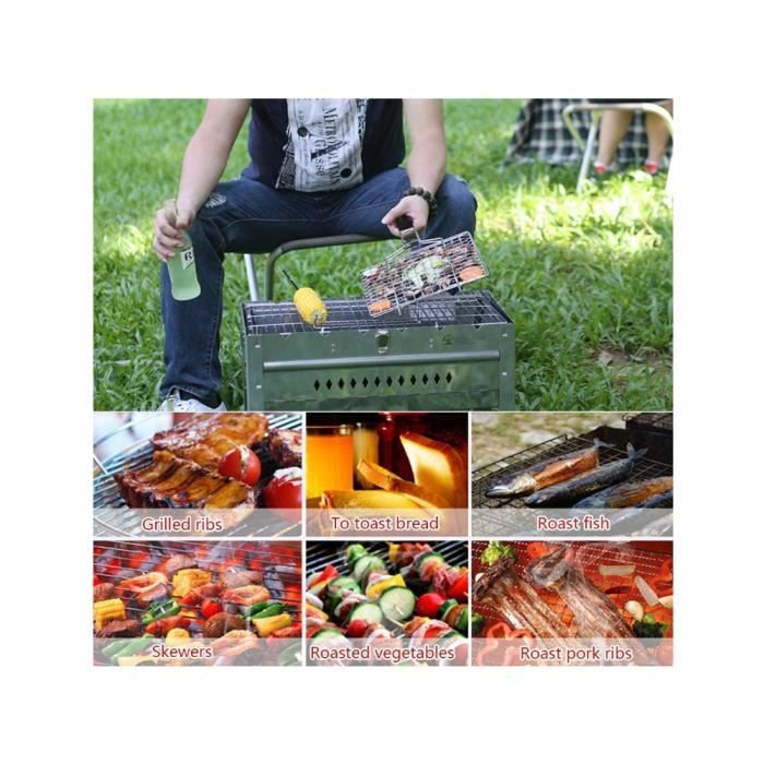 panier grille pour barbecue barbecue a poissons