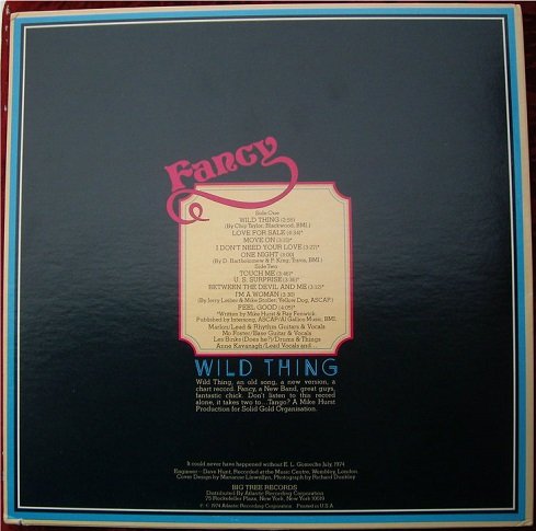 Fancy - Wild Thing (1974) [Vinyl Rip 24/192] Lossless+MP3