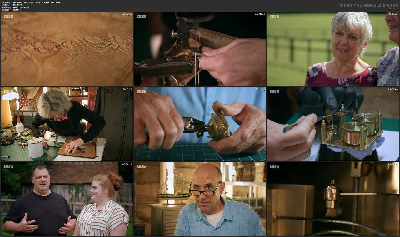 The Repair Shop S05E04 Sea Serpent Pen Holder.mkv