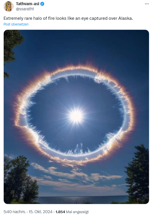 Halo über Alaska