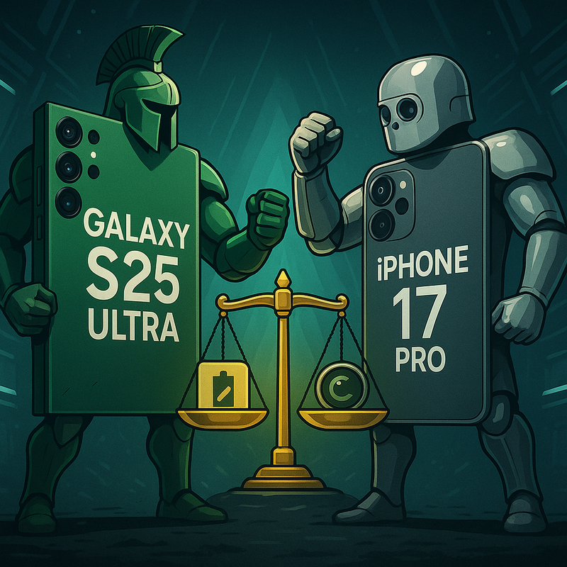 🔍 Galaxy S25 Ultra vs iPhone 17 Pro: o Duelo Que Vai Definir Seu Próximo Upgrade