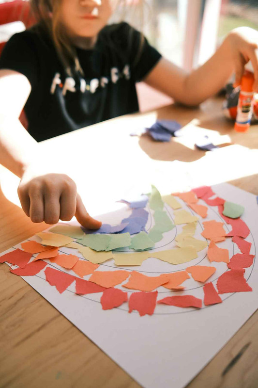 Shapes Collage For Preschoolers