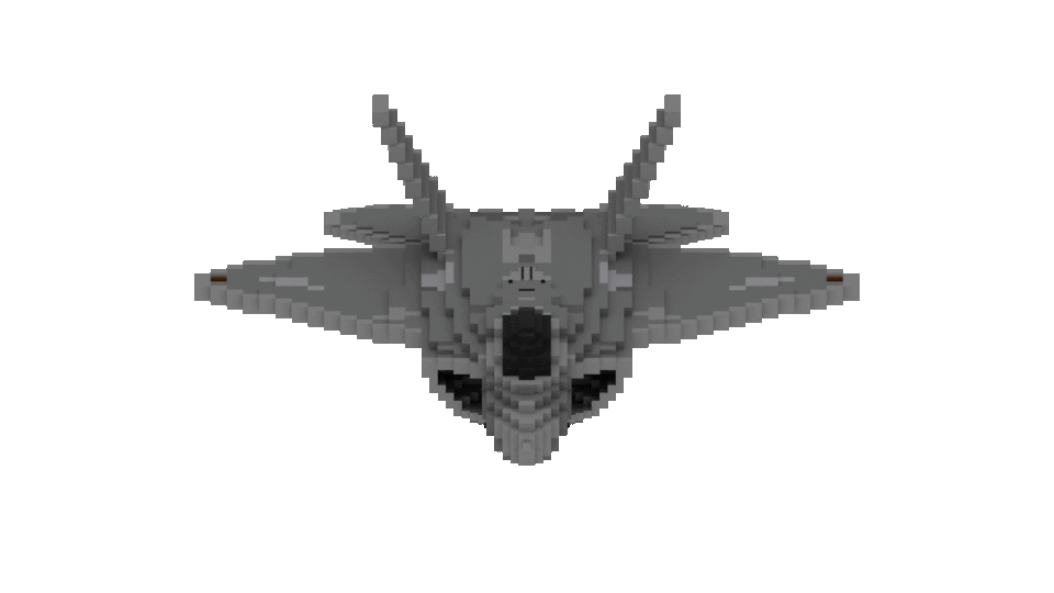F-22 Raptor [3:1 Scale] Minecraft Map