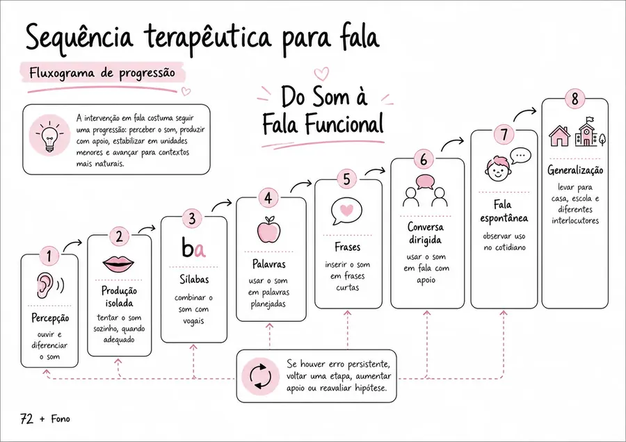 Exemplo de mapa mental de Fonoaudiologia do MapaFono