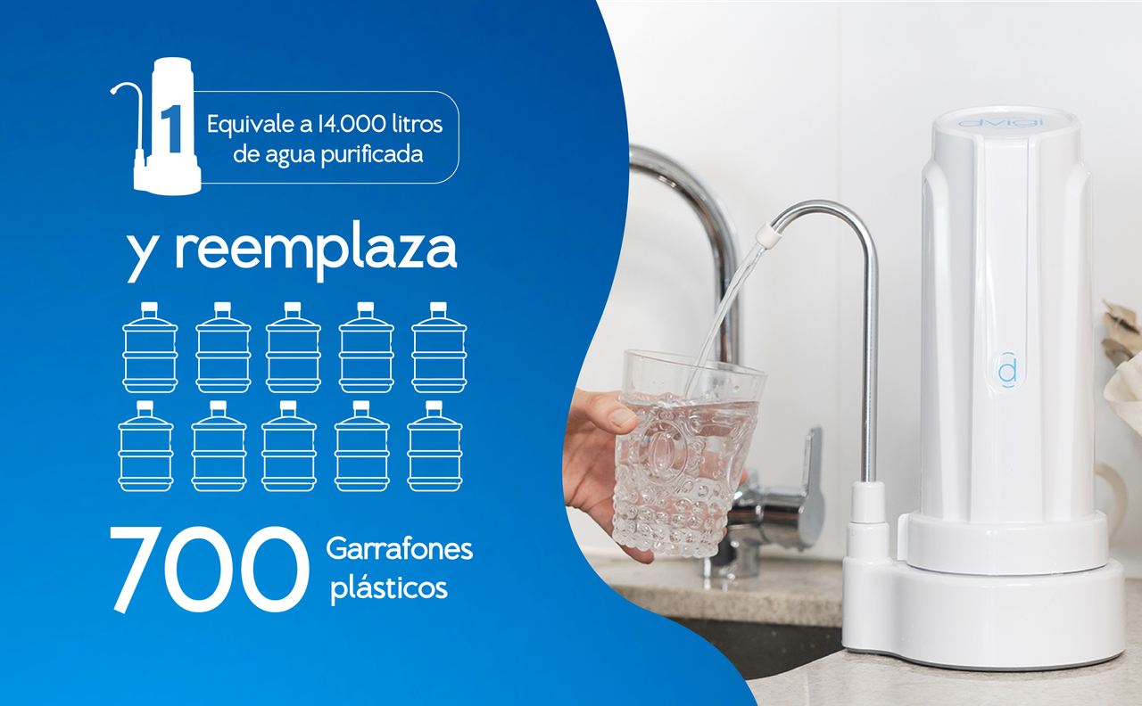 Purificador de Agua AQUA Elimina Cloro