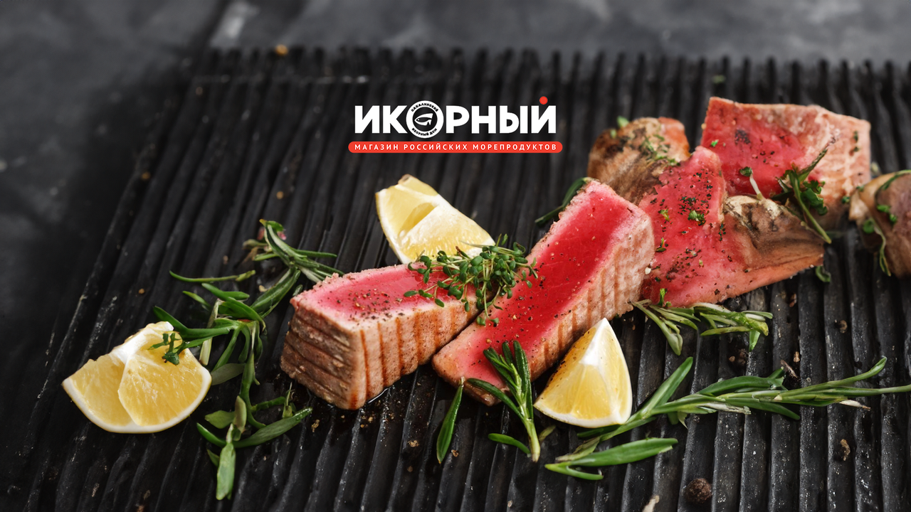 Реклама рыбного магазина - тунец