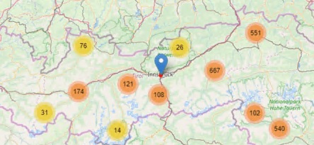 Leaflet practice-oriented data visualization with JS