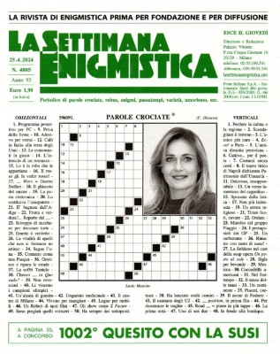 La Settimana Enigmistica N.4805 - 25 Aprile 2024