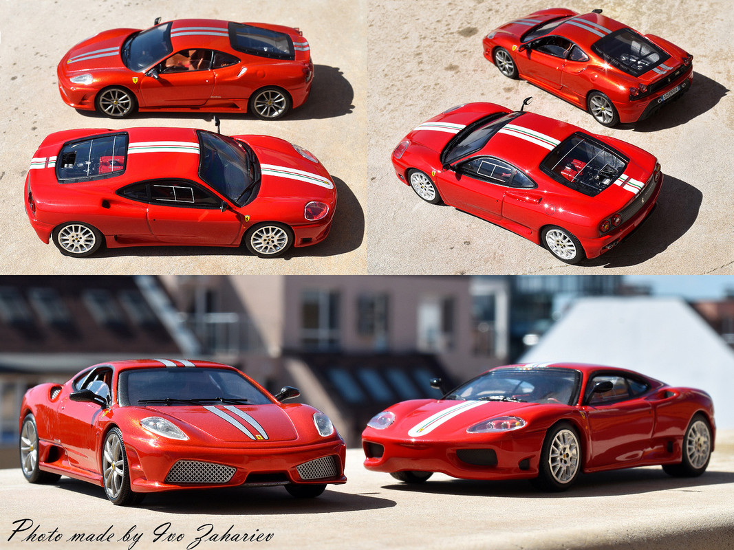 '03 Ferrari 360 Challenge Stradale & '07 F430 Scuderia (Hot Wheels Elite & IXO)_01_