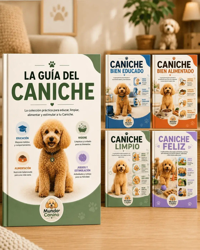 Mockup de libros Caniche