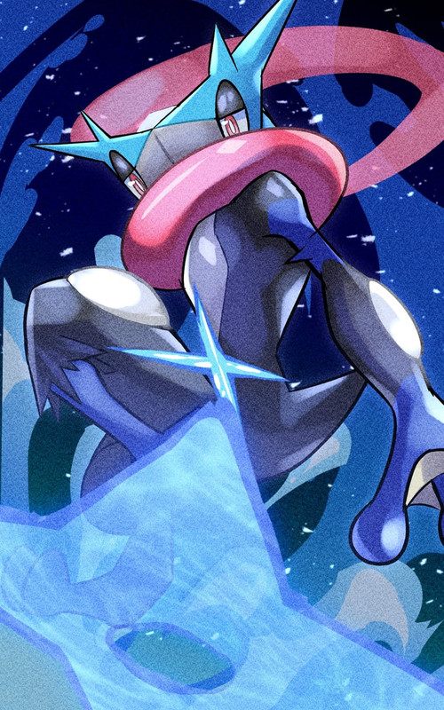 greninja-and-mega-greninja-pokemon-drawn