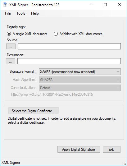 XML Signer 6.0