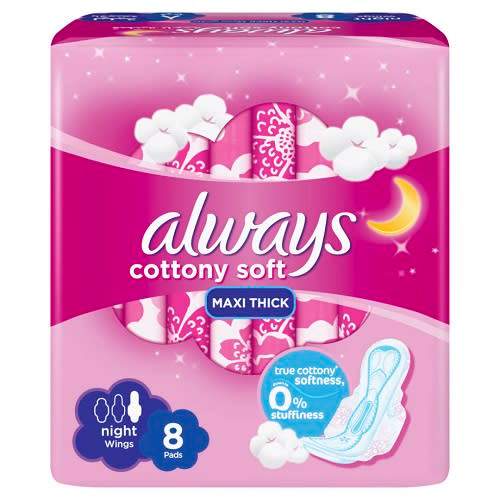 Always Maxi Thick Long Wings 8`S