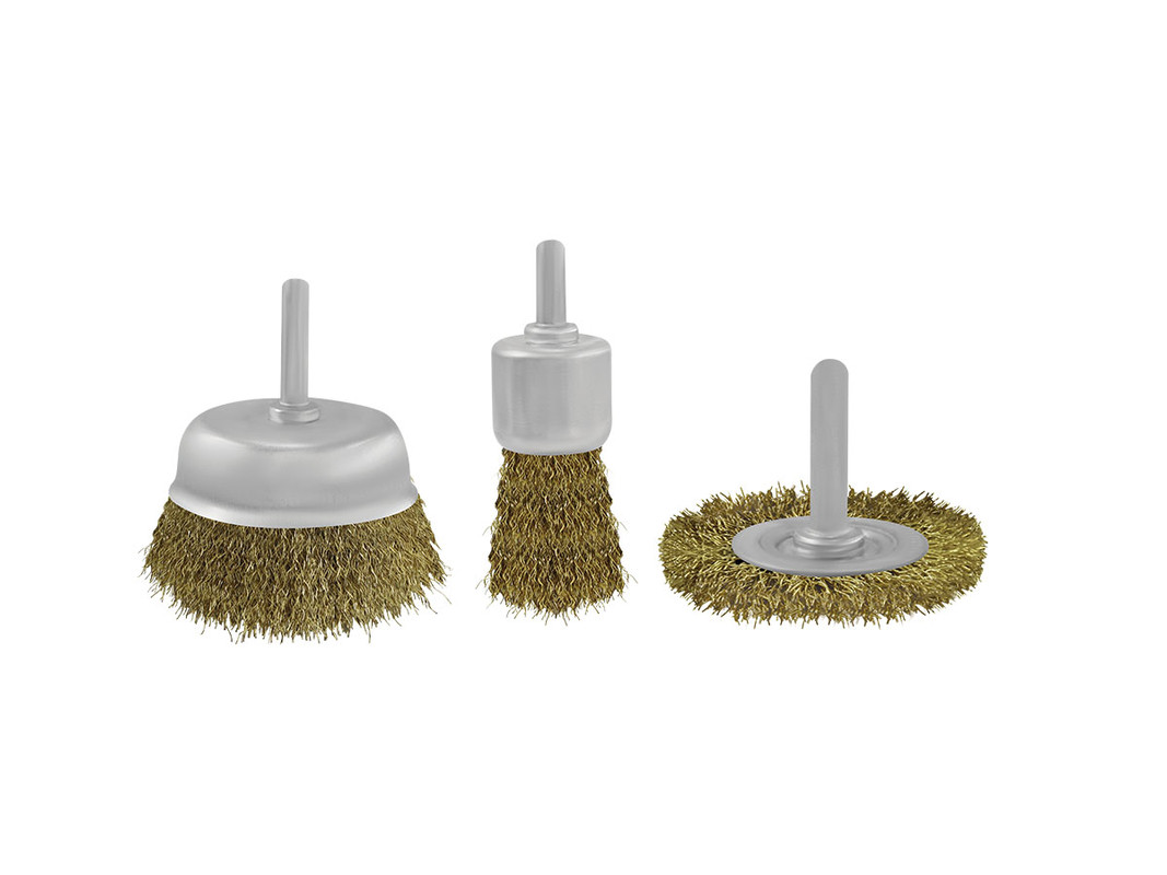 JUEGO DE ESCOBILLA PARA TALADRO 3PCS ASAKI