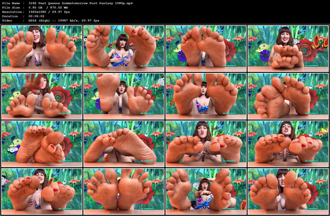 3182 Feet Queens Dommetomorrow Foot Fantasy 1080p mp4