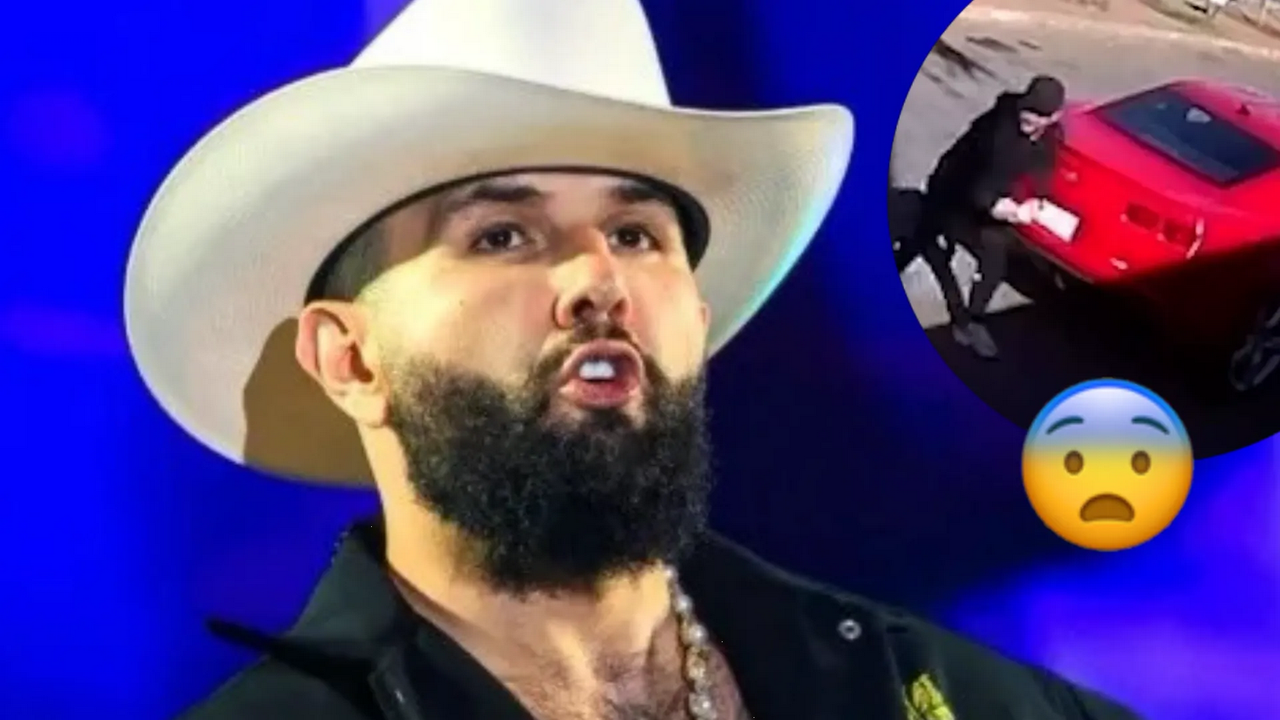 Carín León es víctima de vandalismo tras ataque de delincuentes: VIDEO