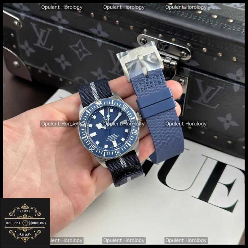 Tudor Pelagos FXD Replica Watch | 42mm Titanium Blue Dial | MT5602 Clone Movement