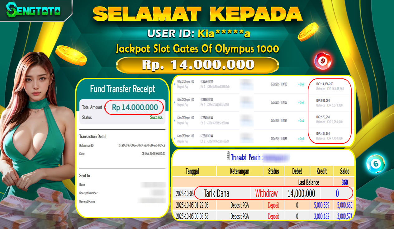 BUKTI PEMBAYARAN SLOT GATES OF OLYMPUS 1000