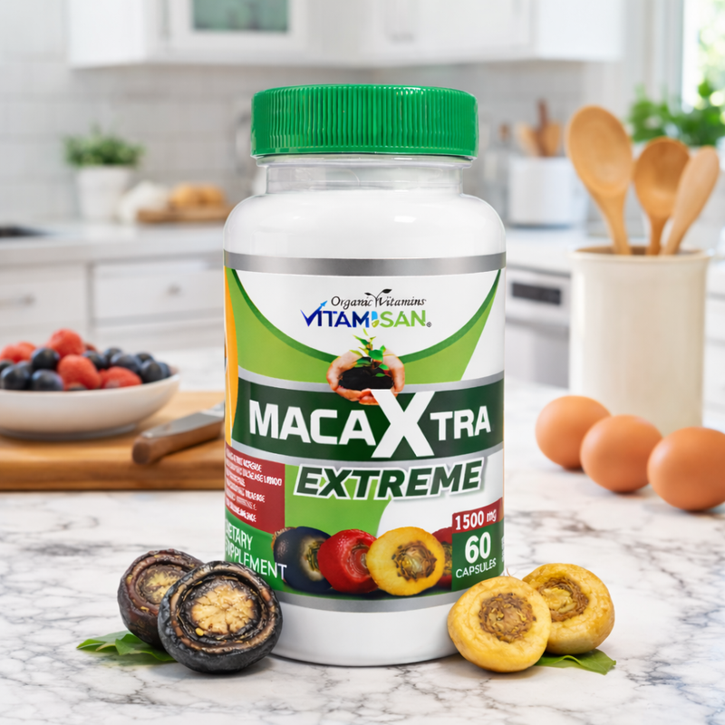 MacaXTRA Extreme in a bright kitchen lifestyle