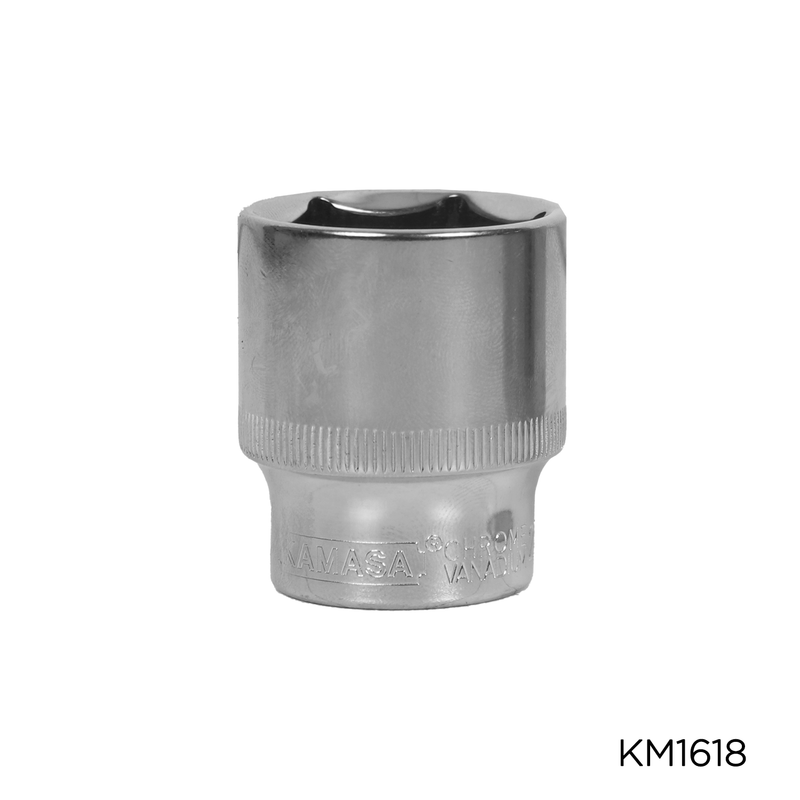 DADO CROMADO 1/2" 27MM CRV KAMASA