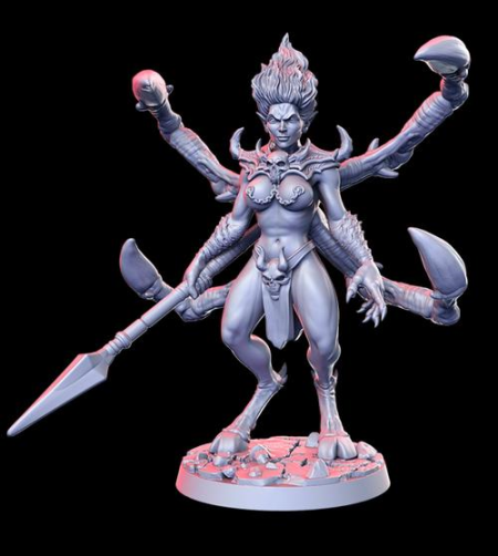 Uvelle the Heartpiercer (spear demon) – 3D Print