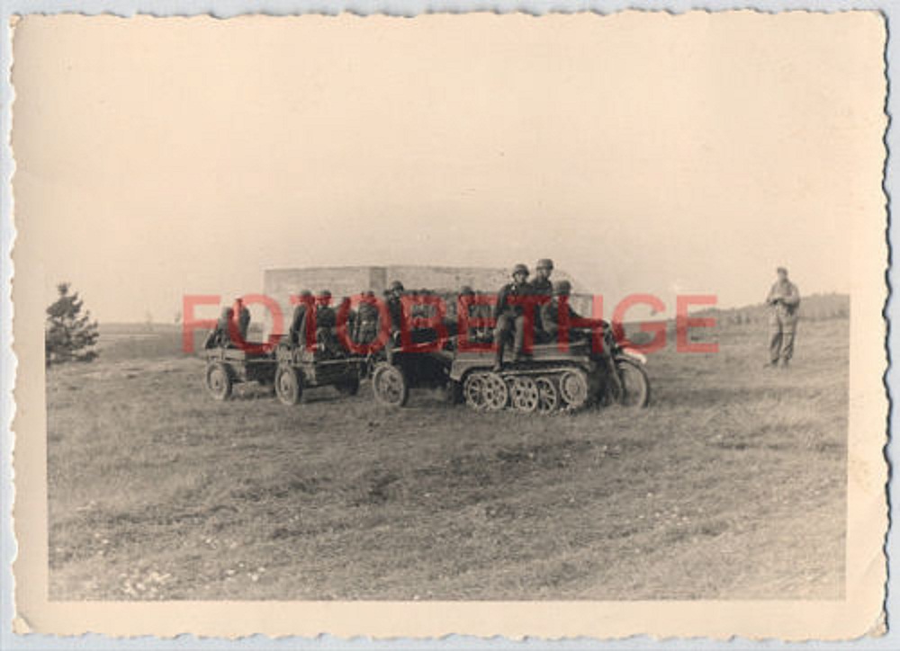 Fallschirmjäger NSU Kettenkrad 7,5cm Leichtgesch